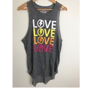 Chaser tank size large Love Love Love